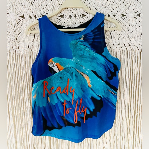 H&M Tops Hm Bird Tank Top Poshmark